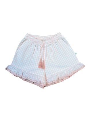Ambroise Shorts, Soft Pink Gingham