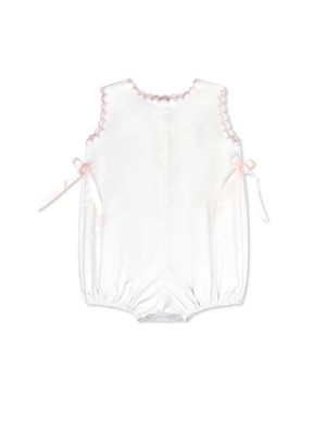 Shelley Bubble, White W/Pink
