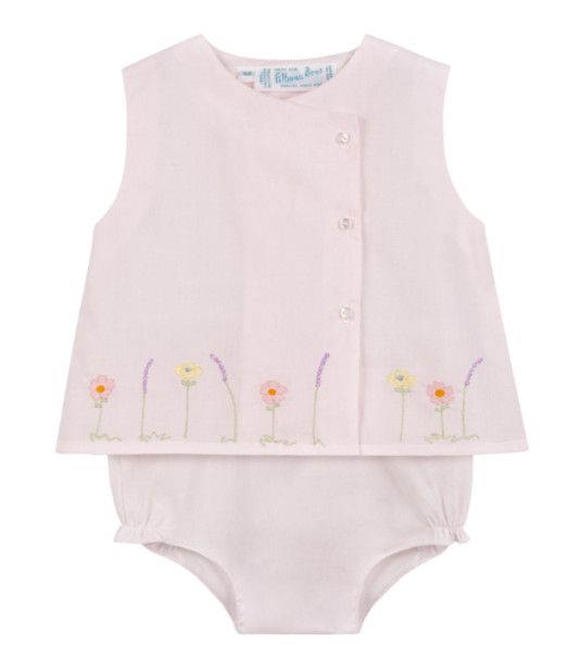 Pink Garden Diaper Set