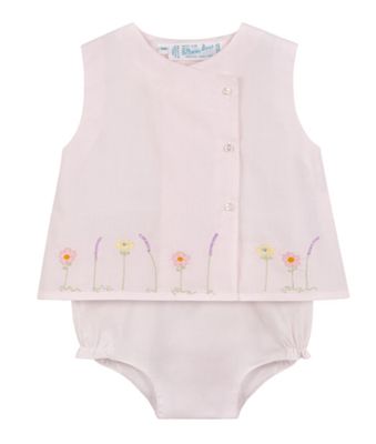 Pink Garden Diaper Set