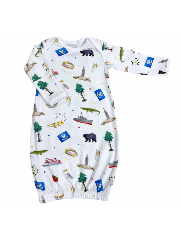 Mascot Mania in Louisiana Organic Cotton Twirl Dress