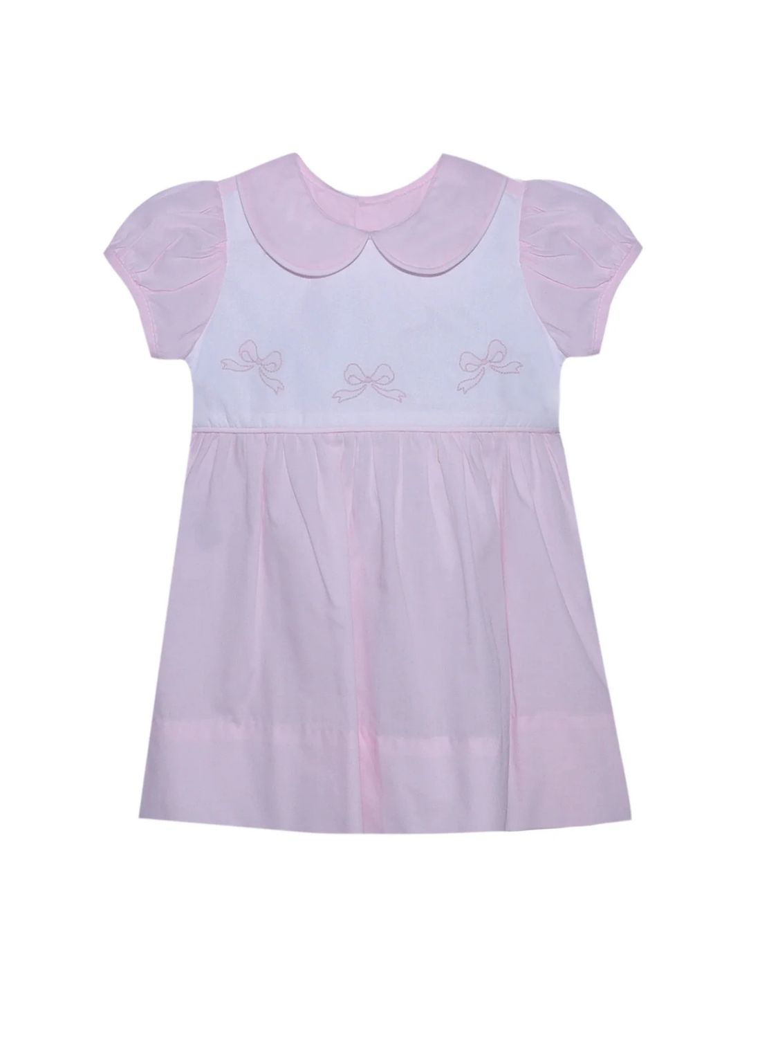 Pink Brady Dress, Bow
