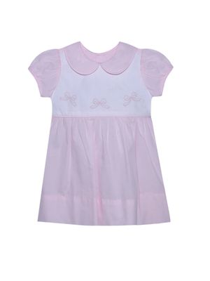 Pink Brady Dress, Bow