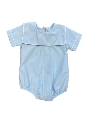 Pleated Blue Boy Bubble