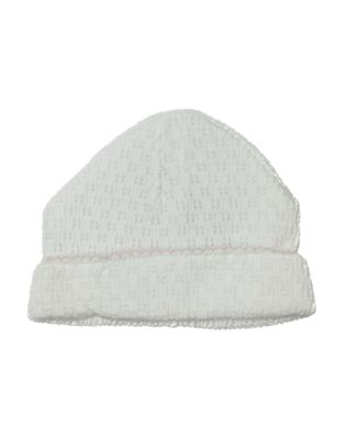 Paty White Saylor Cap, Pink Trim