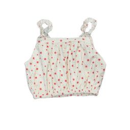 Pink Daisy BE Eyelet Ruffle Top