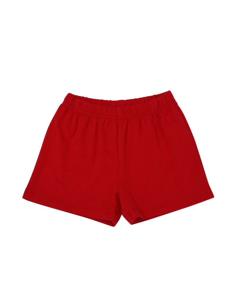 Knit Red Shorts