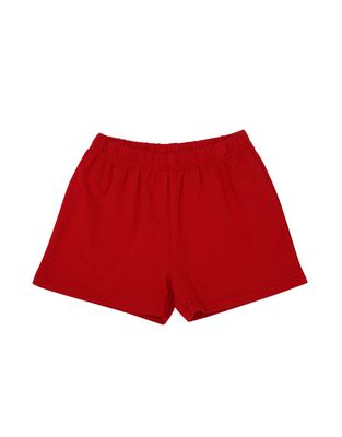 Knit Red Shorts