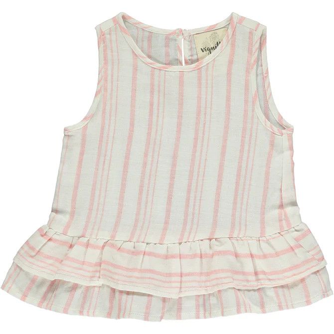 Amelia Tank, Pink Stripe