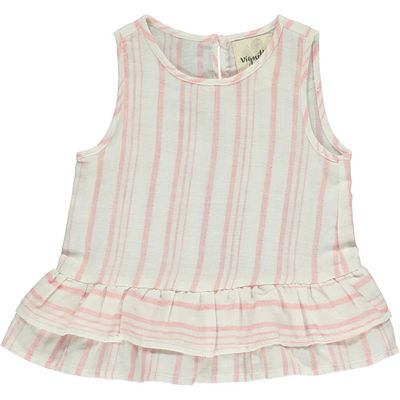 Amelia Tank, Pink Stripe
