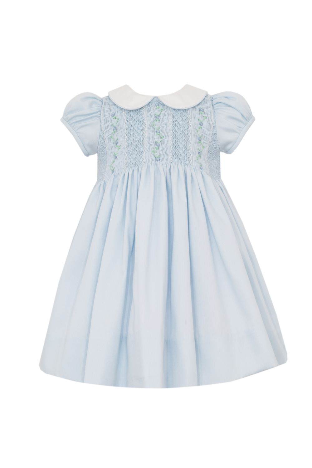 Helen Lt Blue Pique Dress