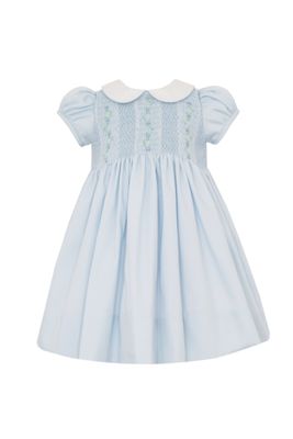Helen Lt Blue Pique Dress