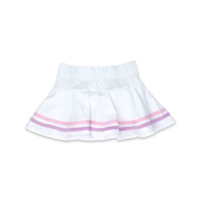 Callie Skort - Pure Coconut/Pink/Petal Purple