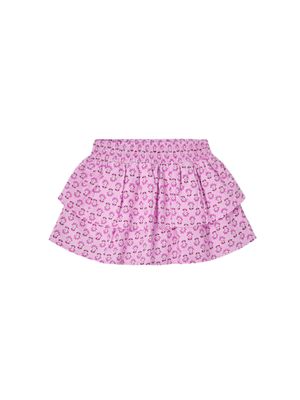 Printed Skirt, Mauve