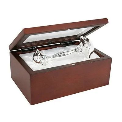 Silver Rattle In Box