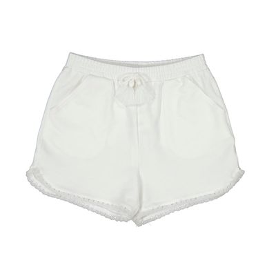 Chenille Shorts White
