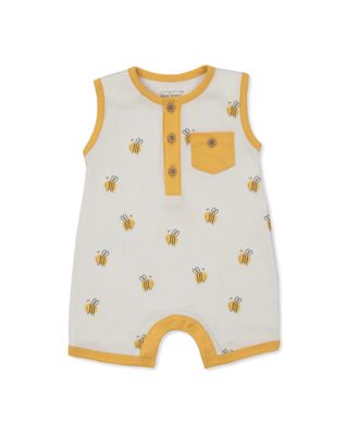 Kissy Love Tumbling Bees Sleeveless Playsuit 0-3m