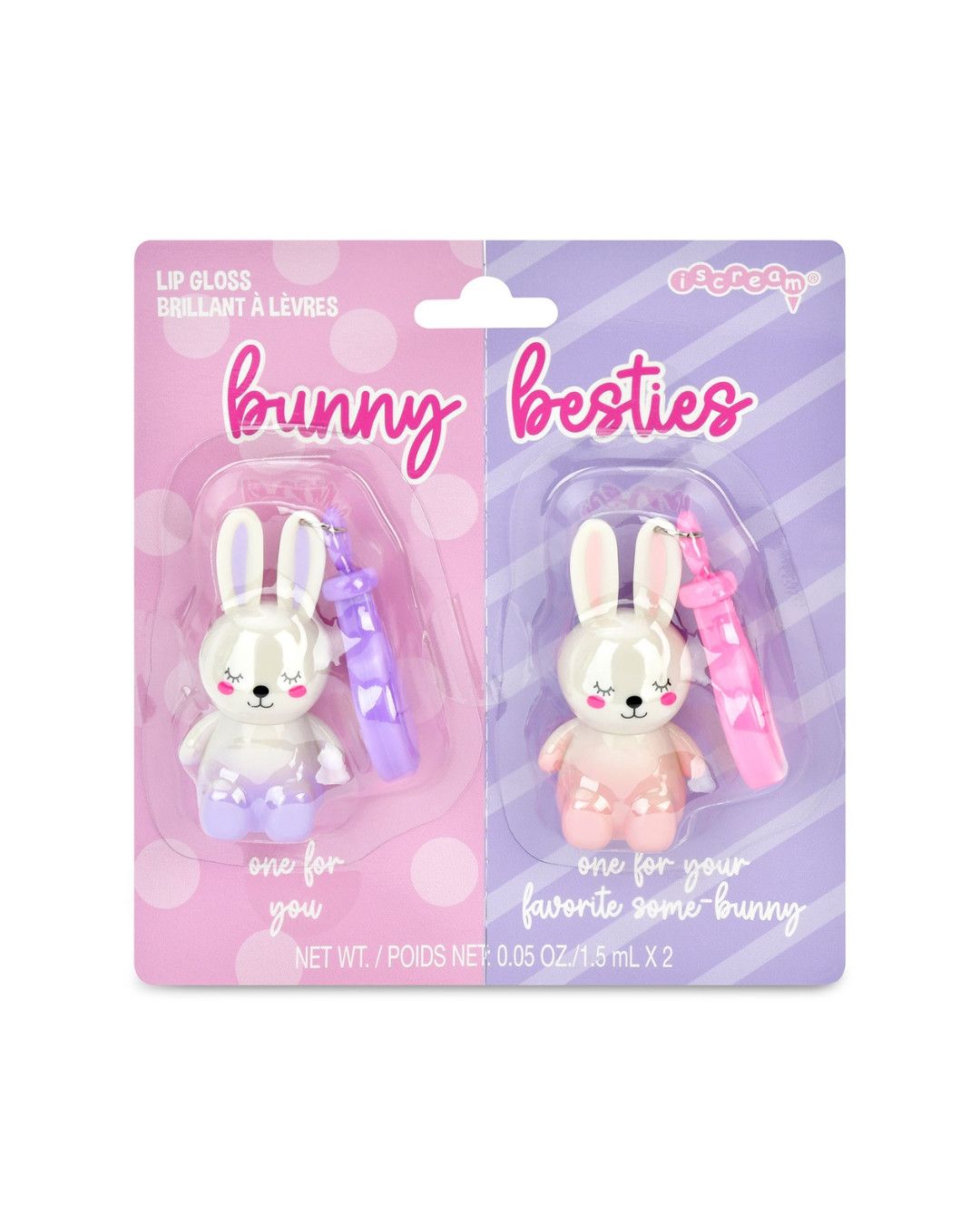 Bunny Besties Lip Gloss Key Chain
