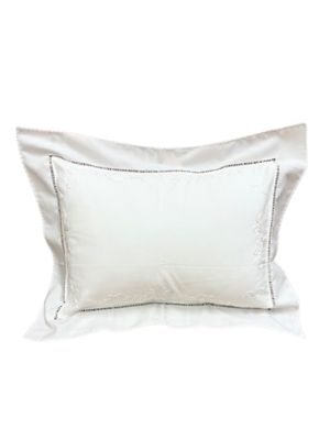 White Spring Bow Garden Pillow With Insert 12x16