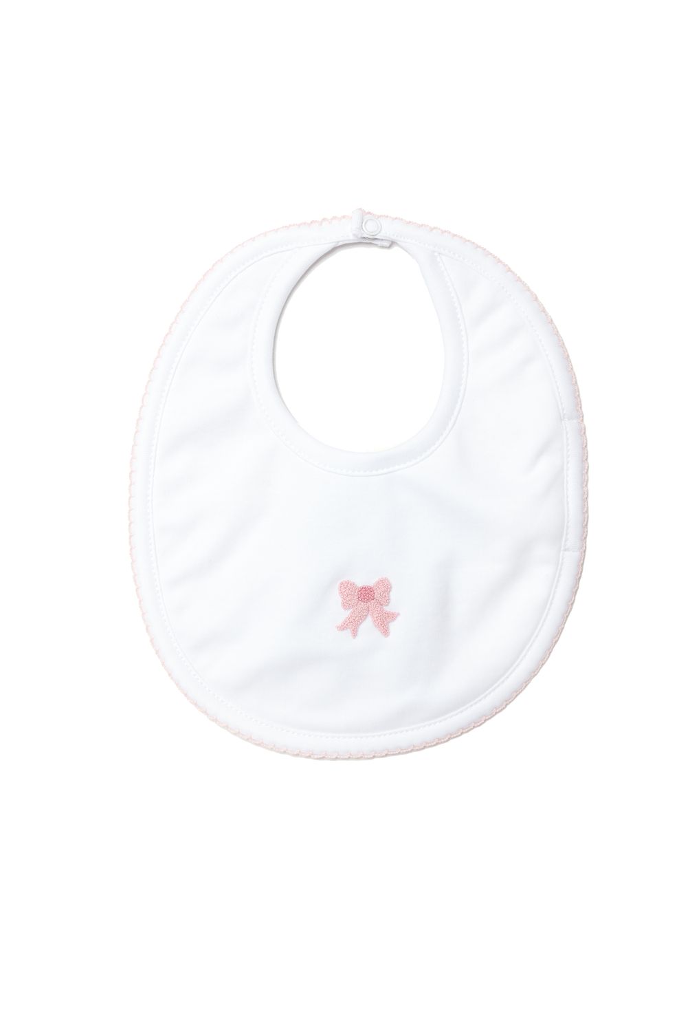 Classic Bow Pima Bib, White