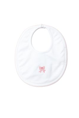 Classic Bow Pima Bib, White
