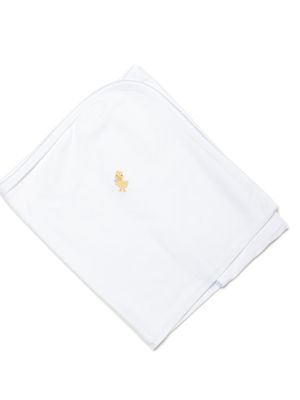 Yellow Duck Pima Baby Blanket