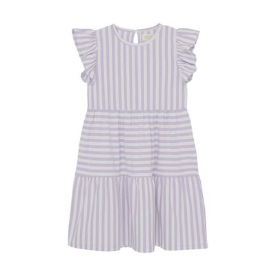 SS Dress, Lavender Stripe