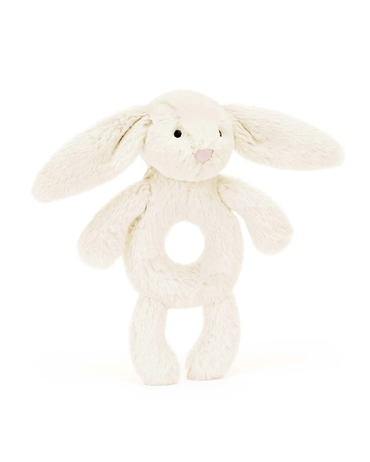 Bashful Cream Bunny Ring Rattle
