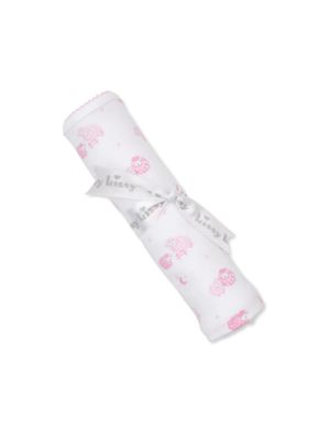 Pink Baa Baa Sheep Burpcloth