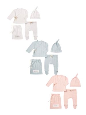 NB &quot;Made With Love&quot; Pointelle Layette Bag Set