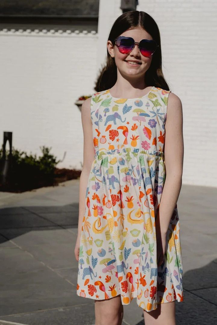 Leah Dress, White