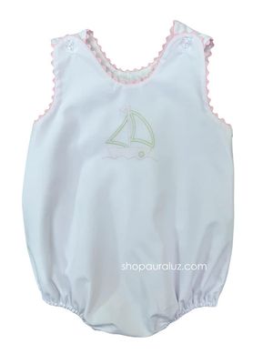 White/Pink Bubble, Sailboat