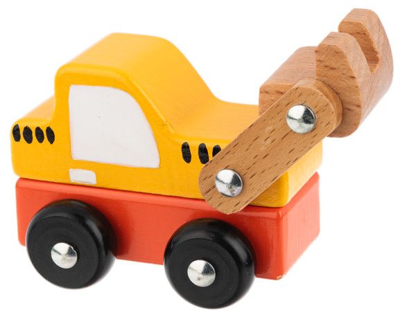 Wooden Trucks- Backhoe