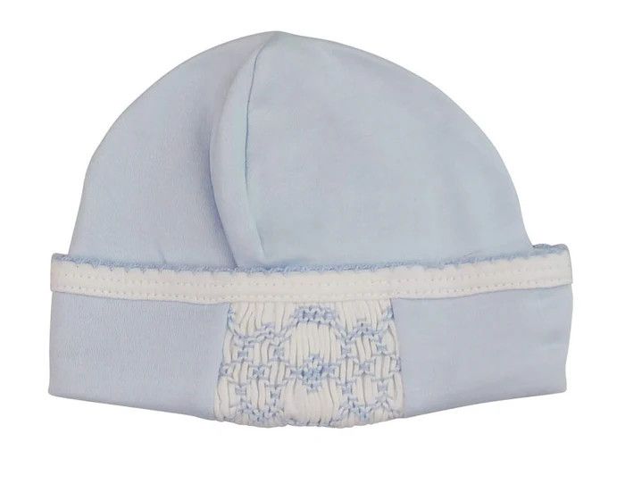 Blue Smocked Boy Hat