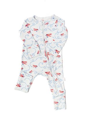 Airplanes Bamboo Zip Sleep Romper