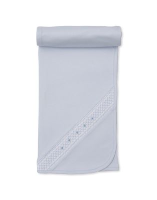 CLB Fall 25 Blanket w/ Hand Smock, Lt Blue