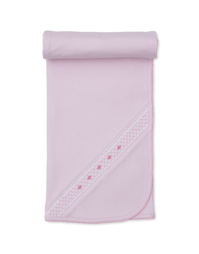 CLB Fall 25 Blanket w/ Hand Smock, Pink