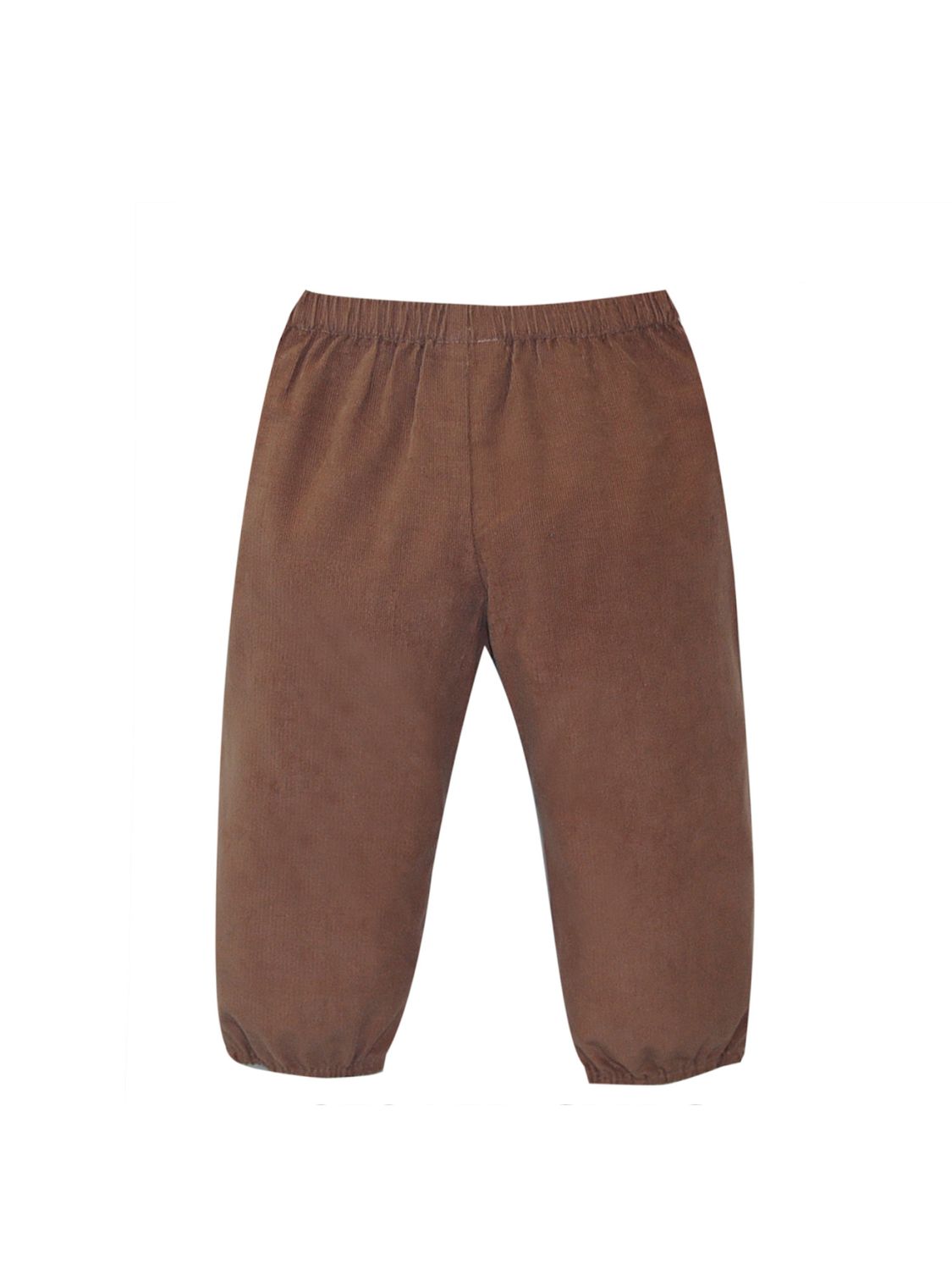 Logan Elastic Pant, Camel Brown Cord