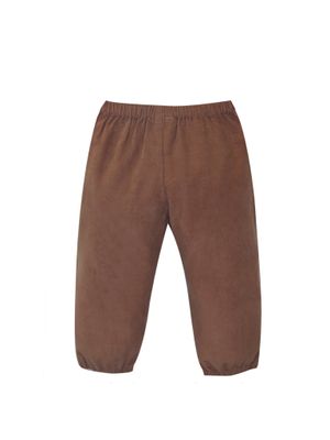 Logan Elastic Pant, Camel Brown Cord
