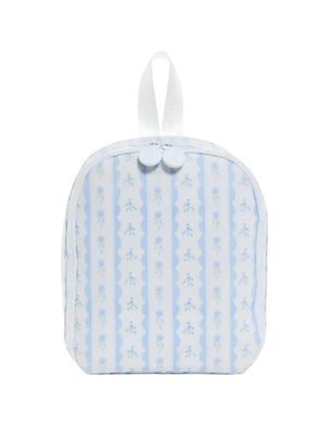 Bring It Lunch Bag - Ribbon Floral Blue