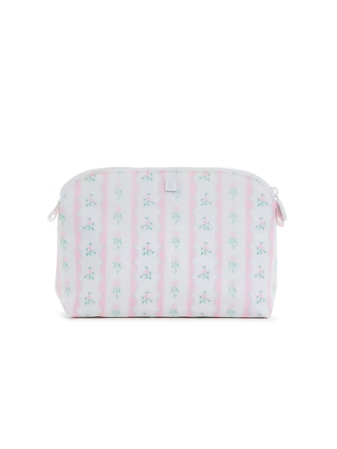 Goodie Cosmetic Bag - Ribbon Floral Pink