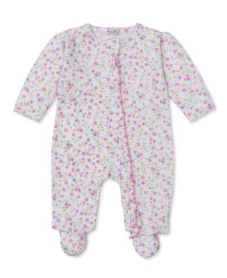 Autumn Gardens Printed Zipper Footie