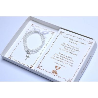 Pearl First Communion Bracelet