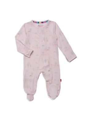 Pink Serene Safari Modal Magnetic Footie