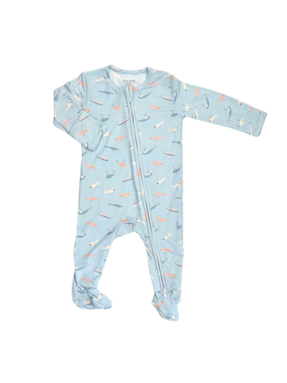 Zippered Footie Gone Fishin&#39;