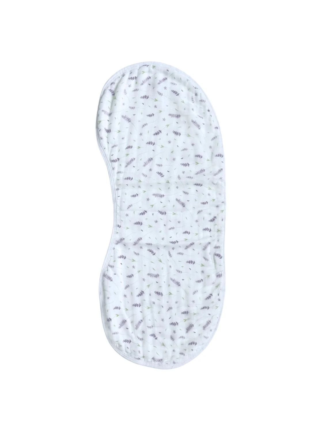 2-in-1 Burp Cloth Bib, French Lavender