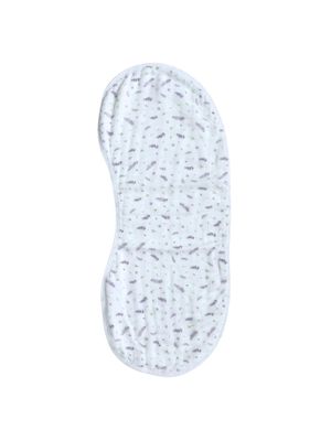 2-in-1 Burp Cloth Bib, French Lavender