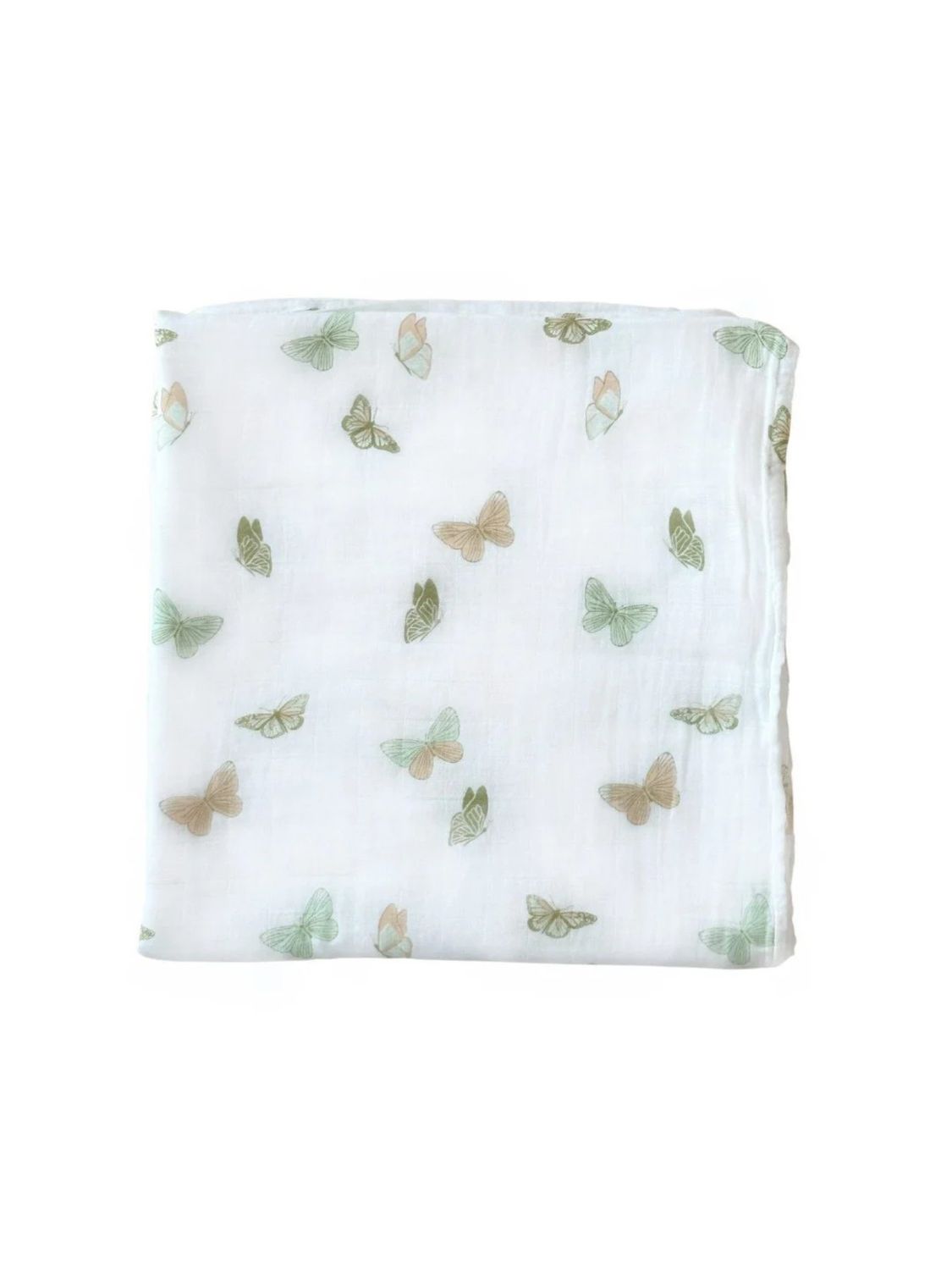 Bamboo Muslin Swaddle Blanket - Butterflies
