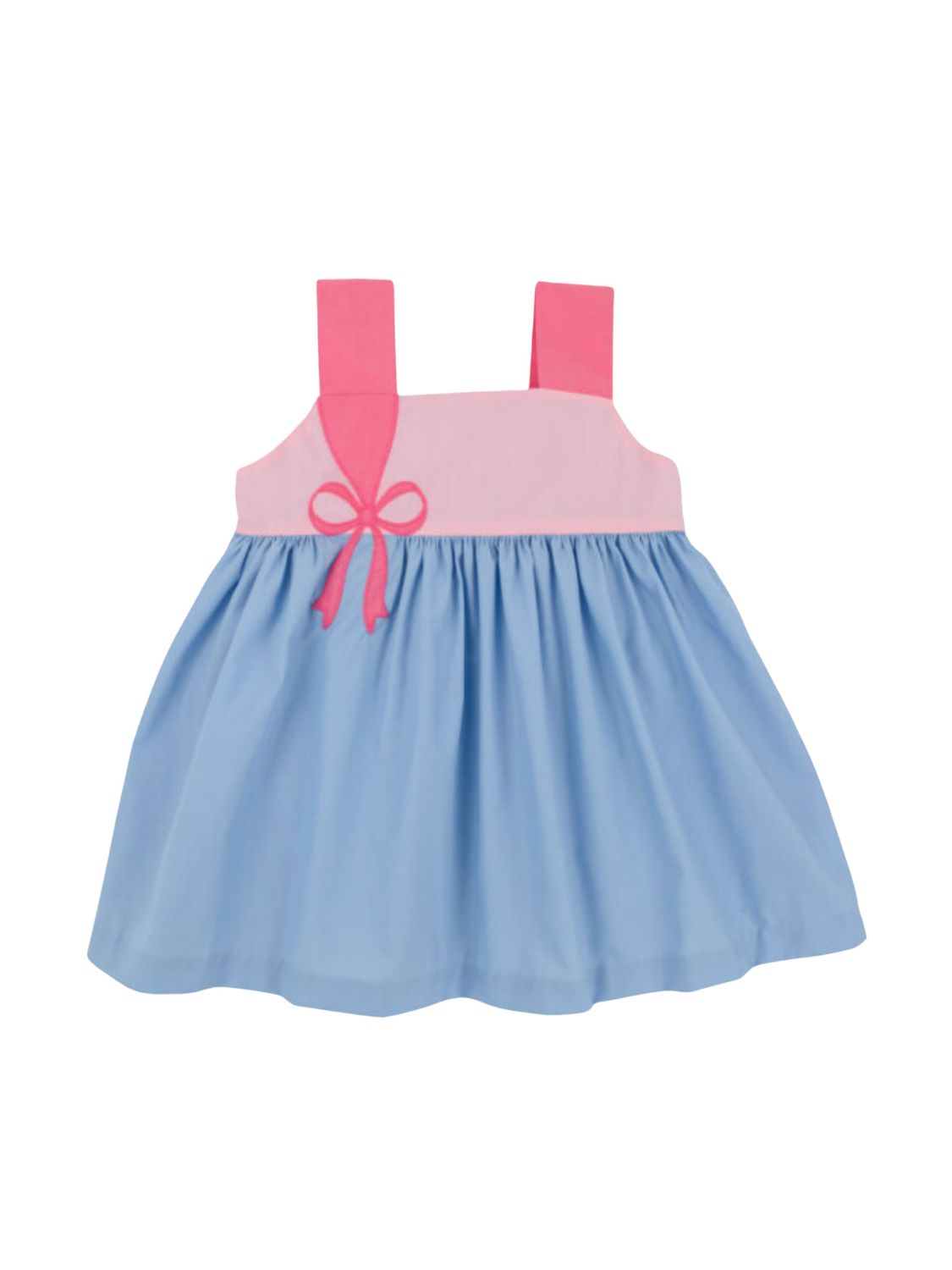 Demi Dress, Sarasota Sky and Sandpearl Pink