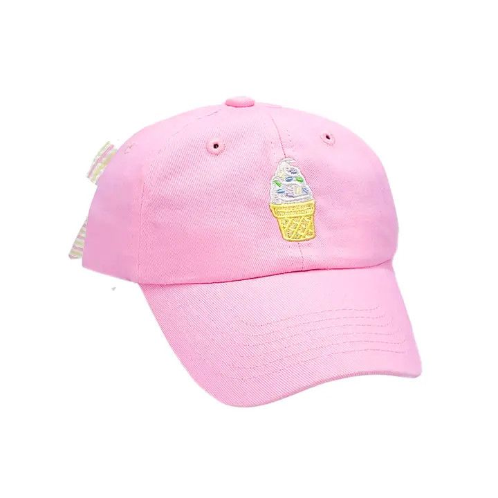 Ice Cream Bow Baseball Hat (Youth)